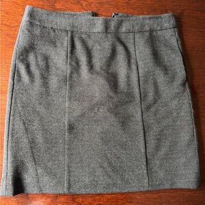 Ann Taylor Charcoal Gray Pencil Skirt